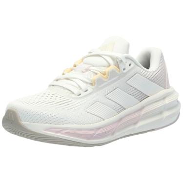 Imagem de adidas Tênis de corrida feminino Questar 3, Branco fora/branco giz, malva, 37