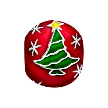 Imagem de JMQJewelry Pingente de árvore de Natal para pulseira compatível com pulseiras Pandora Charms