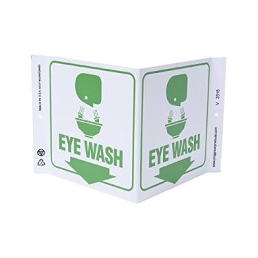 Imagem de ZING Placa 2518 Eco Safety V, sabonete para os olhos, 17x12Lx5D, plástico reciclado