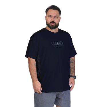 Imagem de Cobra D'Agua, Camiseta Dif Performance Active Flex, Dry Fit, UV50+, Plus Size, Preto, G3 (5G)