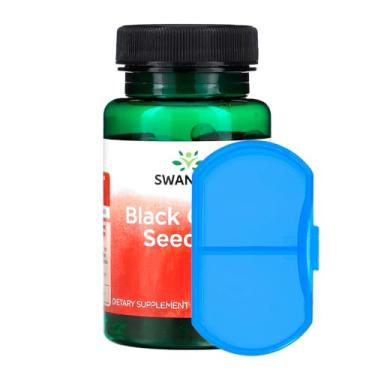 Imagem de Porta Cápsulas/Comprimidos + Óleo B.l.a.c.k. C.u.m.i.n. 60 Caps Made Usa/Importado