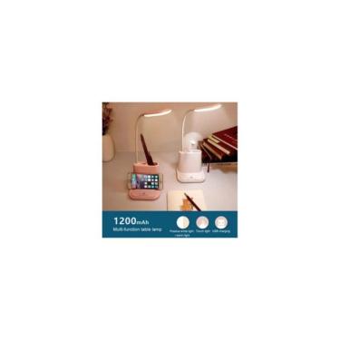 Imagem de Lâmpada de mesa LED, luz de leitura, proteção ocular com saída USB