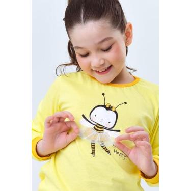 Imagem de Pijama infantil Unissex para Meninos ou Meninas, conjunto de roupas, m