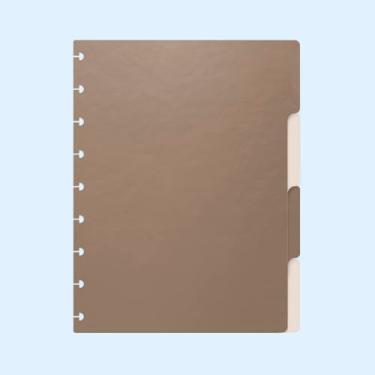 Imagem de Divisórias Iscool Para Caderno De Disco M Solid Metallic Bronze e Nude Claro