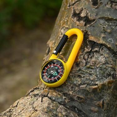 Imagem de Bússola de gancho para montanhismo ao ar livre – bússola de gancho portátil e ferramenta de navegação de reconhecimento de direção para caminhadas, acampamento, mochila e exploração ao ar livre
