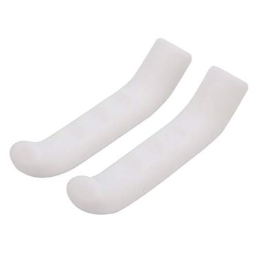 Imagem de Luva de silicone para manopla de freio, mangas de alavanca de freio de montanha, 2 peças com características de absorção de choque, capas de alça de freio de silicone, para ciclismo de longa distância