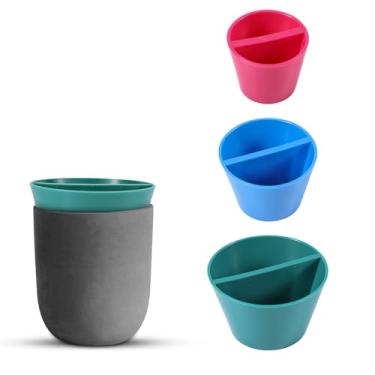 Imagem de 3 peças Ferramenta de cerâmica de cone de aro, XS/S/M Ferramentas de corte de cerâmica de 3 tamanhos 3D Impresso em 3D Modelador de Aro de Fixação Cone Cerâmica Ferramentas de Acabamento de Cerâmica