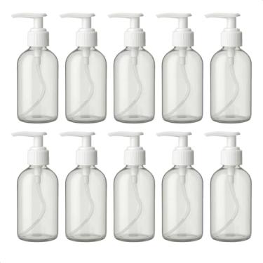 Imagem de Kit 100 Saboneteira Pump Refil Frasco 250ml Creme Shampoo Sabão Liquido Sabonete