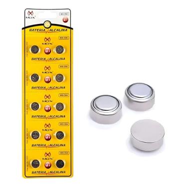 Imagem de Bateria de Botão Alcalina 394 Cartela Com 10 Unidades - Carregamento Para Relógio, Calculadora, Controles, Brinquedos, Lanternas e Eletrônicos (MO394)