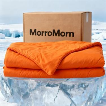 Imagem de MorroMorn IceyRest Edredom King Size – Cobertores frios de verão para pessoas com sono quente e suores noturnos – Roupa de cama para todas as estações para manter fresco, leve, respirável, sedoso