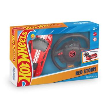 Imagem de Carrinho de controle remoto Hot Wheels 1:24 Vermelho Multikids - BR247