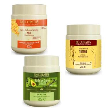 Imagem de Kit cronograma capilar Nutrição Mel + Tutano + Pós Química 500 gr - BI