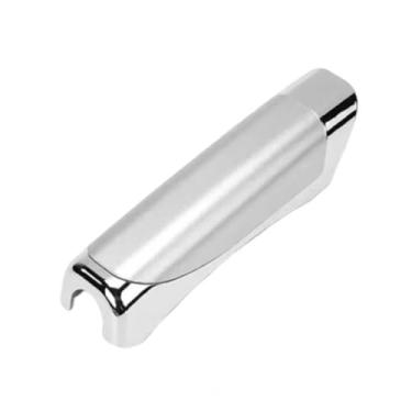 Imagem de Capa de freio de mão de carro, capa protetora ABS anti-arranhões resistente ao desgaste com aderência confortável, acessórios de freio de mão, universal para a maioria dos carros (prata)