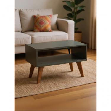 Imagem de Mesa De Centro Retro 60cm Mdf Verde - On Móveis