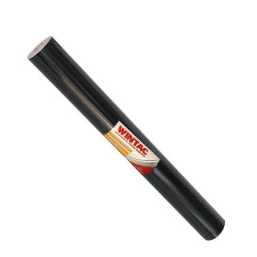 Imagem de Papel Adesivo Contact Preto Brilhante Com 10 Metros