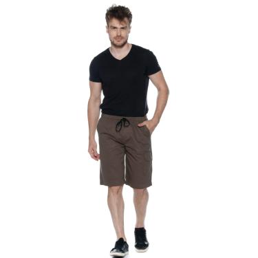 Imagem de Bermuda Macaw Elástico Sarja 7731 Verde Musgo