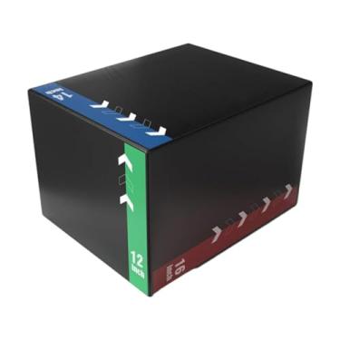 Imagem de oshhni Caixa de Salto Pliométrica, Equipamento de Exercícios Multifuncional e Portátil para Treinamento de Força em Academia e Casa