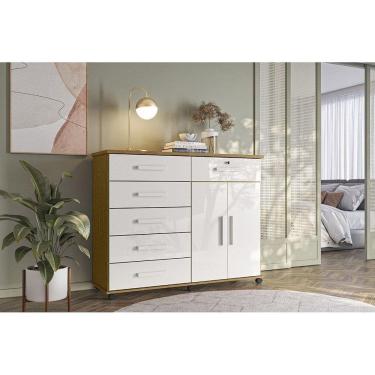 Imagem de Cômoda Platina Freijo/Off White - Lukaliam