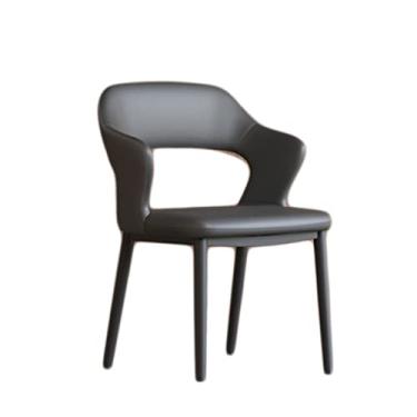 Imagem de Cadeiras de jantar de pátio, nórdicas, ergonômicas, móveis, estilo minimalista, conjunto de mesa de jantar