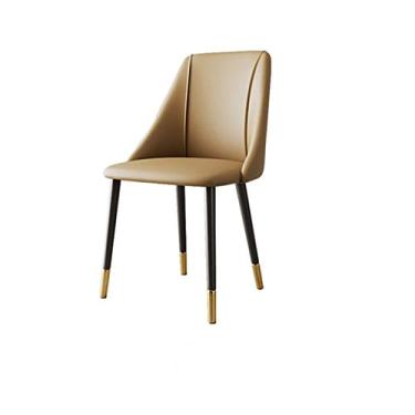 Imagem de Cadeira de jantar, cozinha, sala de jantar, móveis, cadeiras de couro de camurça fosco, cadeiras de jantar para sala de estar, secretária, pátio, terraço, escritório, cozinha, cafeterias (cor: