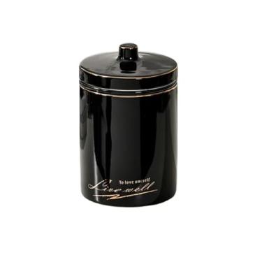 Imagem de ZABEES Cinzeiro coberto de cerâmica mármore nórdico doméstico criativo cinzeiro sala de estar ornamentos de presente de luxo para namorado sala de estar cinzeiro