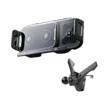Imagem de Carregador Sem Fio Universal De 15W Para Telefone De Carro Suporte 360