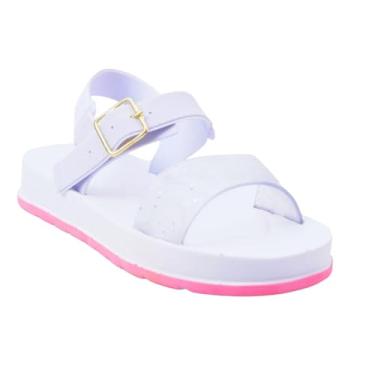 Imagem de Papete Infantil Menina Estilosa Com Brilho Ideal para Brincadeiras e Lazer (BRANCO, BR, Criança de 4 a 8 anos, Numérico, 32)