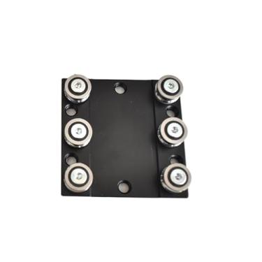 Imagem de S25HH0 Trilho de guia linear de rolo de alumínio de 30 mm de largura OSGR10N 250 mm 300 mm Guia linear de eixo duplo com bloco deslizante OSGB10N para CNC (OSGB10N-6UU, 250 mm)