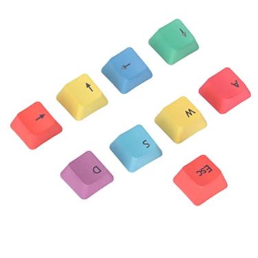 Imagem de Acouto Conjunto de Teclas PBT de Teclado Mecânico DIY Com Cores Brilhantes para Experiência de Digitação Aprimorada e Conforto Ergonômico