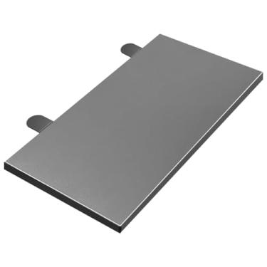 Imagem de YHJUKKK Extensor de mesa dobrável 61 x 30 cm bandeja de teclado de madeira extensor de teclado para mesa de mesa descanso de braço prateleira preta