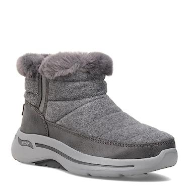 Imagem de Skechers Go Walk Arch Fit Wool Chugga Charcoal 9.5 B (M)