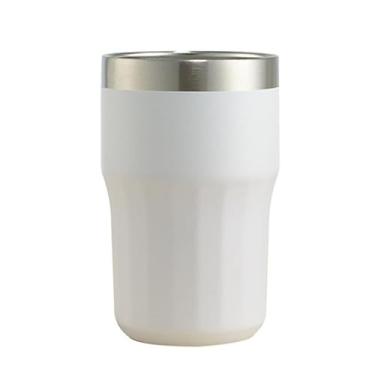 Imagem de COPO Inox Quente Frio Lindo Estioso Anti Derrapante 384ML(Branco 384ml)
