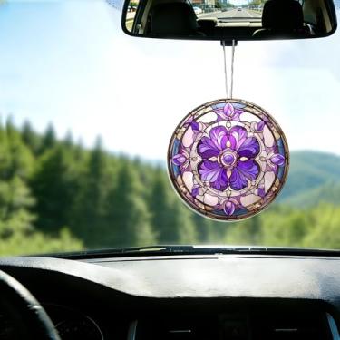 Imagem de Acrílico colorido, apanhador de sol, decoração de janela suspensa de coruja, arte de parede de arco-íris, para sala de estar, quarto, varanda, interior e exterior, jardim, enfeites de Natal 19 x 19 cm