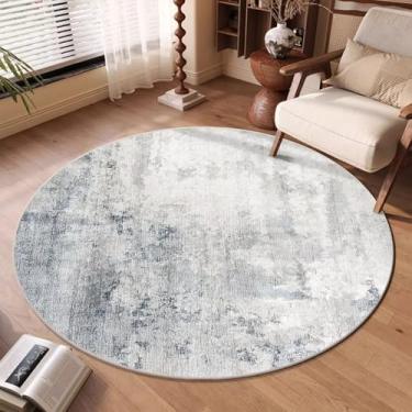 Imagem de Tapete redondo de veludo cristalino para sala de estar, decoração luxuosa, sala de estar, sofá, tapete grande, dobrável para quarto (80x80 cm)/sem fiapos)