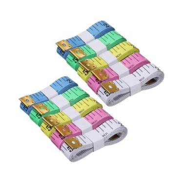 Imagem de Fita Métrica Macia De 60 Polegadas (150cm) Em Cores Sortidas, Pacote C