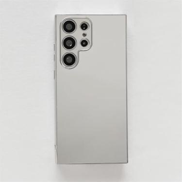 Imagem de Capa espelhada dourada para Samsung Galaxy S23, S22, S21, S24 Ultra Plus, S23, S21, S20 FE, A34, A53, A14, A13, A25, A23, A52, S24 Ultra, capas prateadas para Samsung A23