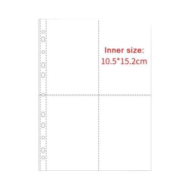 Imagem de Folhas Para Álbum De Fotos Kpop A4 Com Múltiplos Bolsos, Refil Para Ál