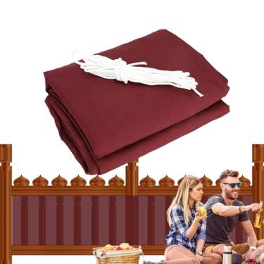 Imagem de Cortina De Privacidade Para Varanda De Apartamento,Sombra Com Proteção UV 0.9x7.5m | Cobertura Para Grades De - Para Varanda Janela Jardim Exterior Garagem Portão Quintal Deck E Portas