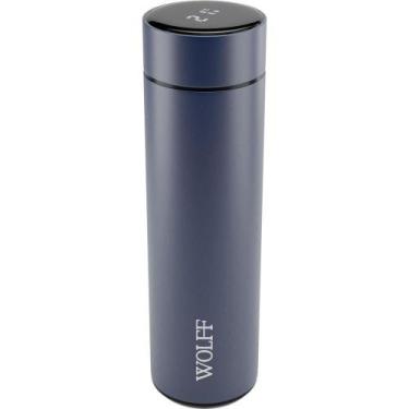 Imagem de Garrafa Térmica De Inox Com Termômetro Led 500Ml Wolff 29115