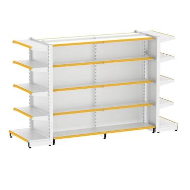 Imagem de Gôndola Central Prateleira 1 Inicial e 1 Continuação e 2 Ponta