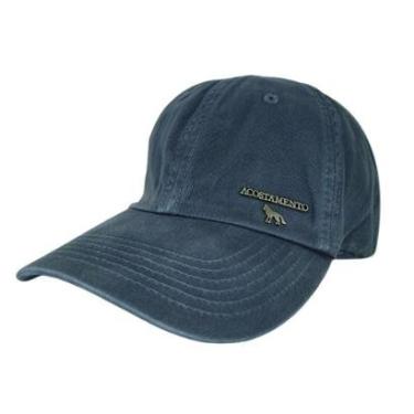 Imagem de Boné Acostamento Dad Hat Aba Curva Algodão Nome e Logo Metal-Masculino