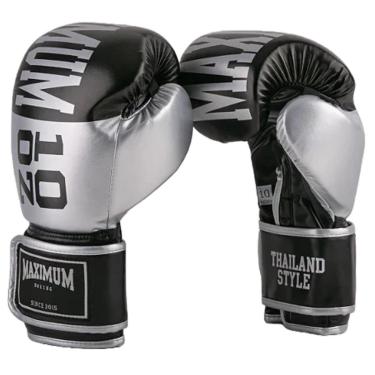 Imagem de Luva de Boxe Muay Thai Kickboxing Intermediária Power Face Maximum-Unissex