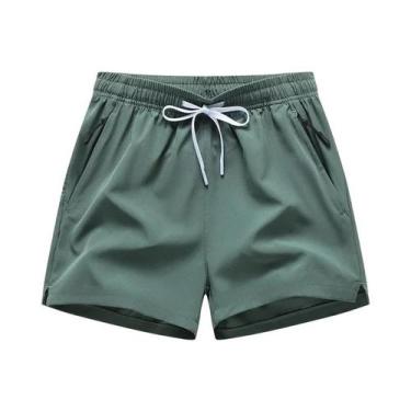 Imagem de Shorts Esportivos Masculinos Leves De Secagem Rápida Em Seda Gelada 3/