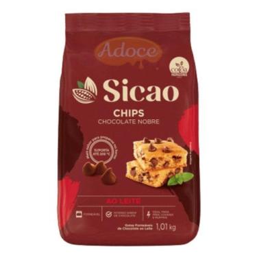 Imagem de Chocolate nobre sicao gotas 1,01kg, CHIPS AO LEITE