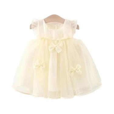 Imagem de Vestido De Princesa Vermelho Para Festa De Natal Para Bebês Meninas De