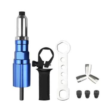 Imagem de Rebitador Elétrico Sem Fio 2.4mm-4.8mm, Adaptador De Furadeira Para Re