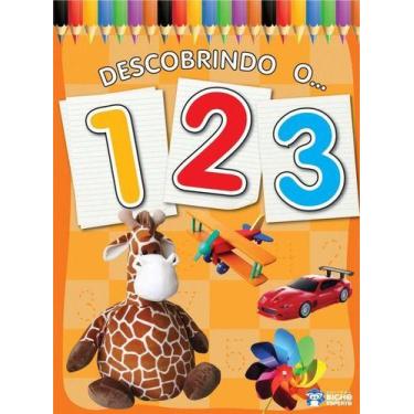 Imagem de Livro infantil descobrindo o 123 - para aprender os números - RIDEEL
