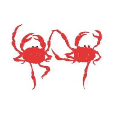 Imagem de Pôster Colorido De Animais Marinhos Em Tela Para Cozinha E Sala De Est