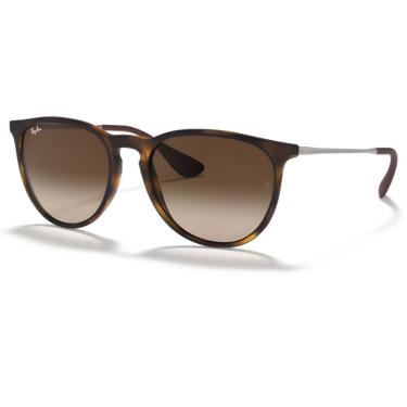 Imagem de Óculos De Sol Ray-ban Erika Classic Fosco Havana Rb4171l 865/13 54