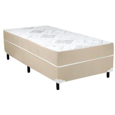 Imagem de Cama Box Solteiro Conjugada Ortopédica 88x43x188 5cm